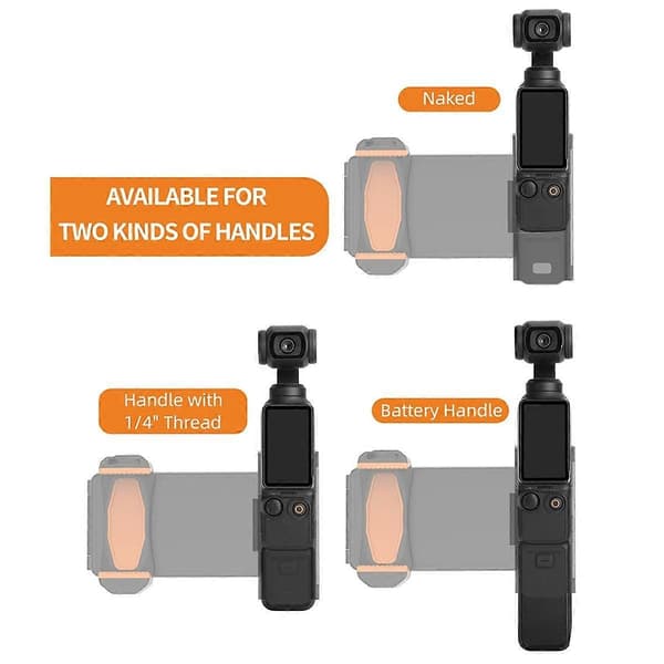 för Pocket3 Udvidende Telefonholder Adapter Beskyttelsesramme Organizer Koldsko Multifunktionelt Tilbehør