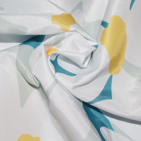Duschdraperi Abstrakt Badkarsdraperi med Krokar Grön 80*180cm Extra Långt Duschdraperi Polyester Mjukt Tyg & Hotellkvalitet