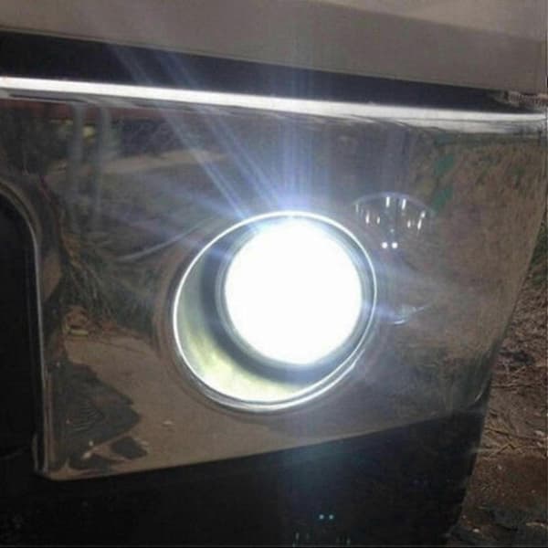 4x H8 H11 H16 6000k Hvit 100w Høyeffekts LED Tåkelys Kjørelys DRL