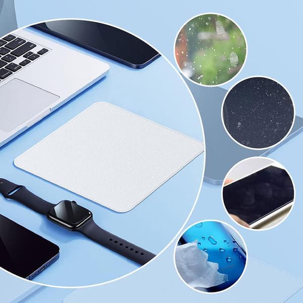 Microfiber cleaning cloth, washable, reusable, cleaning cloth for glasses, phone, tablet, screen, mirror