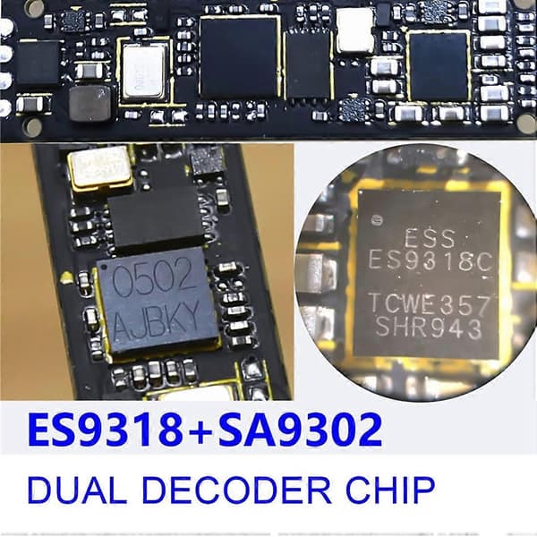 DAC ES9318 USB Typ C Hörlursadapter HiFi Avkodningsförstärkare Ljudkort för Android Typ C till Silver Silver