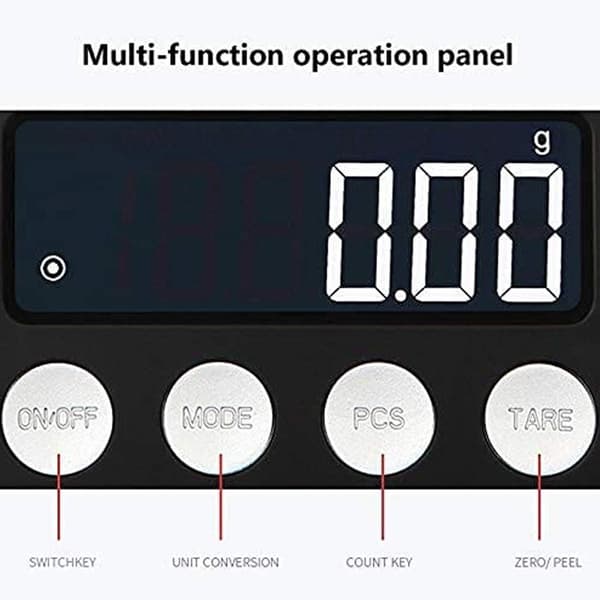Mini Pocket 500/0.01g High Precision LCD Backlit Scale 1kg/0.1g KLB