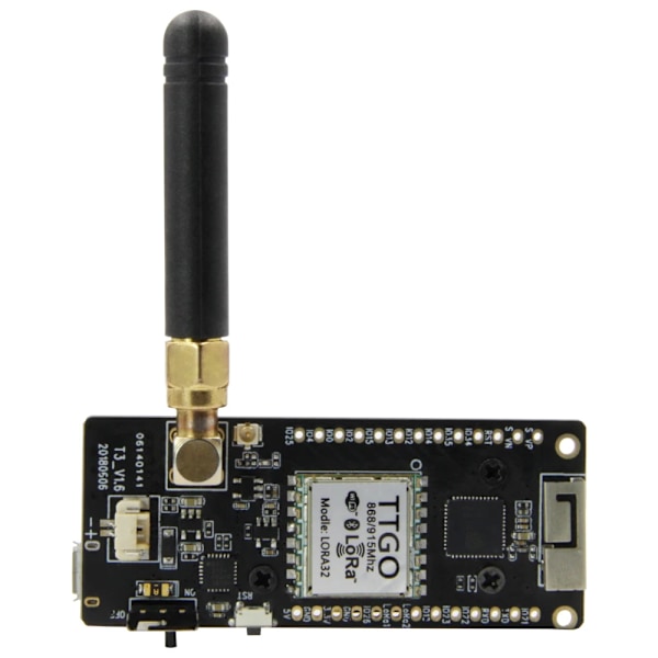 LILYGO® TTGO LoRa32 V2.1 1.6.1 ESP32 LoRa 433MHz 868MHz 915MHz Utvecklingskort 0,96 tum OLED TF-kort BLE WIFI Trådlös modul