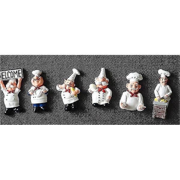 Large Pack Extra Large Chef Refrigerator Magnet Cute Magnet 3D Thick Chef Refrigerator Magnet