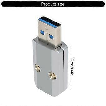 Højhastigheds USB3.0 DIY Hanstik USB3.0 DIY Komponent 6mm Diameter til USB-kabelkreationer og reparationsdele