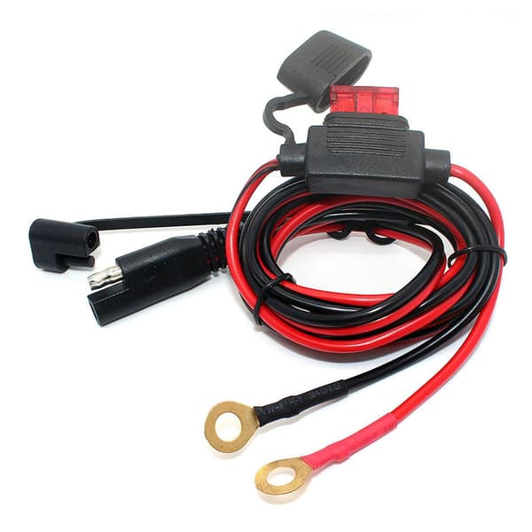 Motorsykkel Vanntett SAE til USB-kabeladapter USB-lader 2.1A Hurtiglading