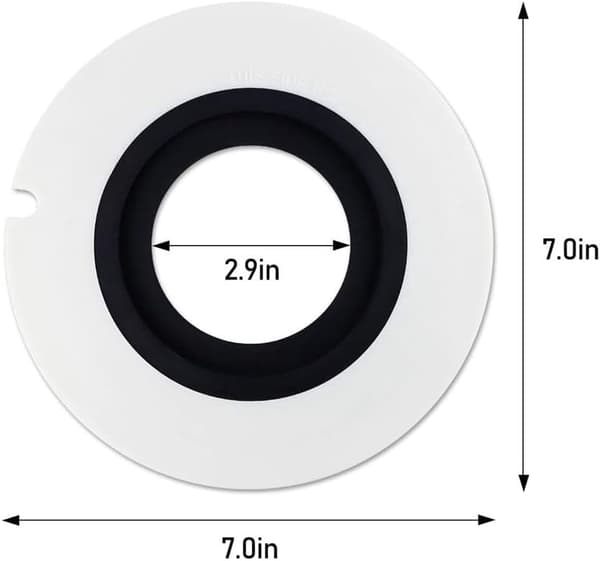 Ringer, 385311462 385310677 2 STK Silikon Toalettforsegling Spylekule Lekkasjesikkert Erstatningssett