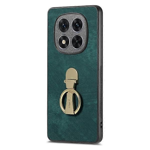 CASENEO D22 Kompatibelt Cover til Xiaomi Redmi Note 14 Pro+ 5G Foldbart Stativ Retro Læder Bagside Brun Brown