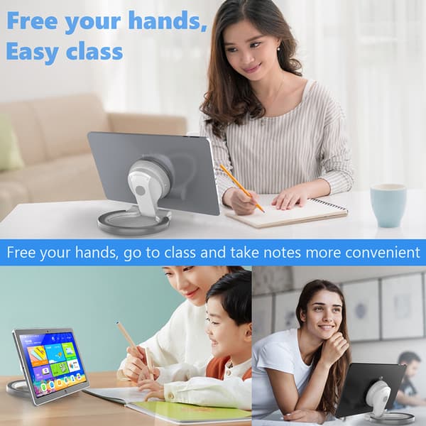 Tablet PC Wall Mount Portable Washable Multifunctional Mobile Phone Accessories Collet White Collet White