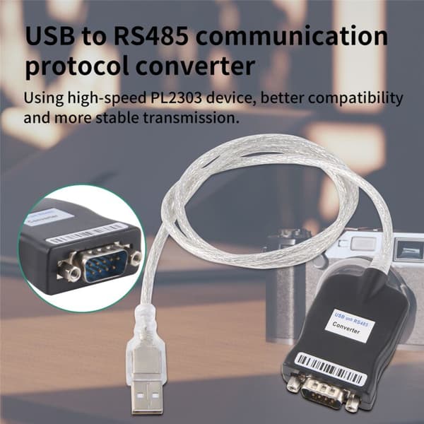 USB 2.0 - RS485 RS-485 RS422 RS-422 DB9 COM-sarjaporttilaiteadapterikaapeli, Prolific PL2303
