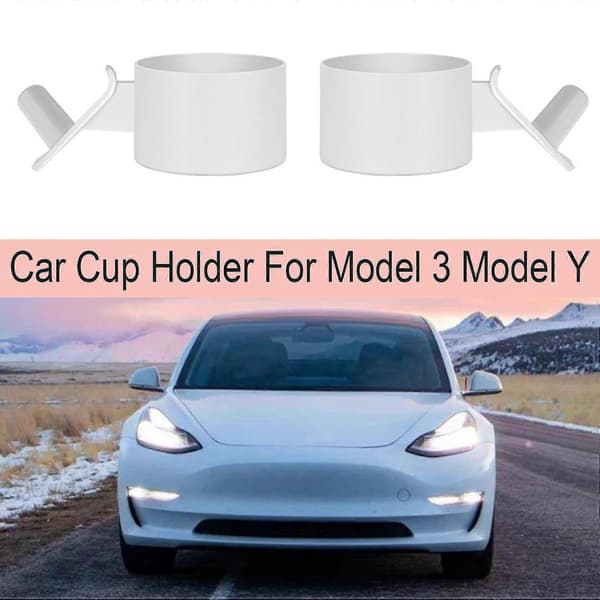 Høyre side bilkoppholder indre dørmontering drikkestativ vannflaskeholder for Model 3 Model Y