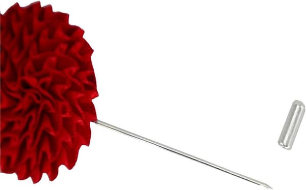 5 x håndlavede nåle til bryllupper, blomster-roser Boutonniere-Stäbchen mænds farve: 1 stk - Farbe: 1 Stück