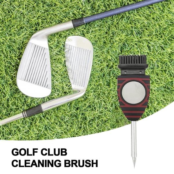 Golfkøllebørste - Golfvandbørste - Køllebørste og køllerens, let og elegant rille, ergonomisk design (1 stk.)