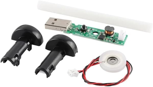 USB-luftfukter, effektiv forstøvning og spraymoduser, 3 stk. modul for bærbare applikasjoner, dobbel