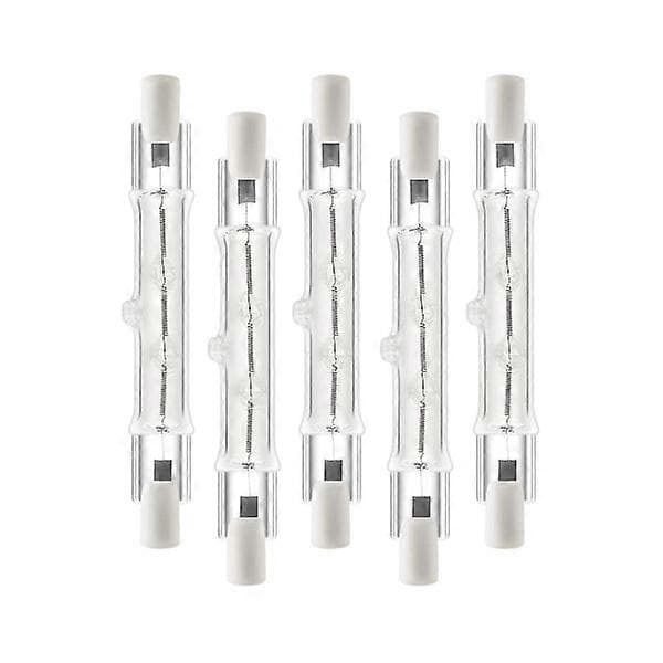 5-pack R7s 118mm 300w 230v, r7s halogen linear lamp
