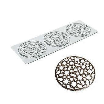 Fondant Blondematte DIY Bake Dekor Molekylær Matlaging Trykkform Silikonmateriale for Kakekant Dekorering Bruk 160 160