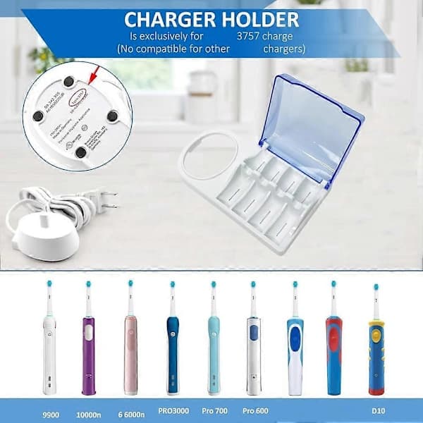 Tannbørstehodeholder for Oral B elektrisk tannbørste