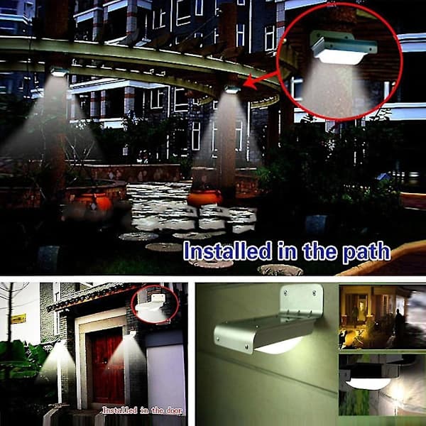 16 LED Solar Powered Motion Sensor Security Light for Outdoor Use