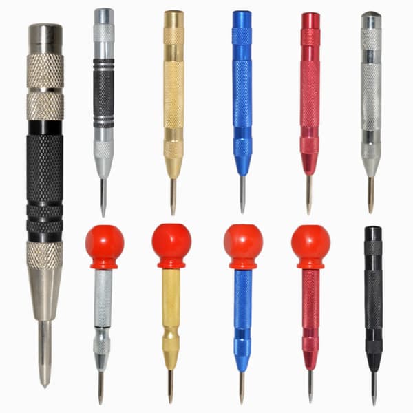 Blue Automatic Center Punch with Cap