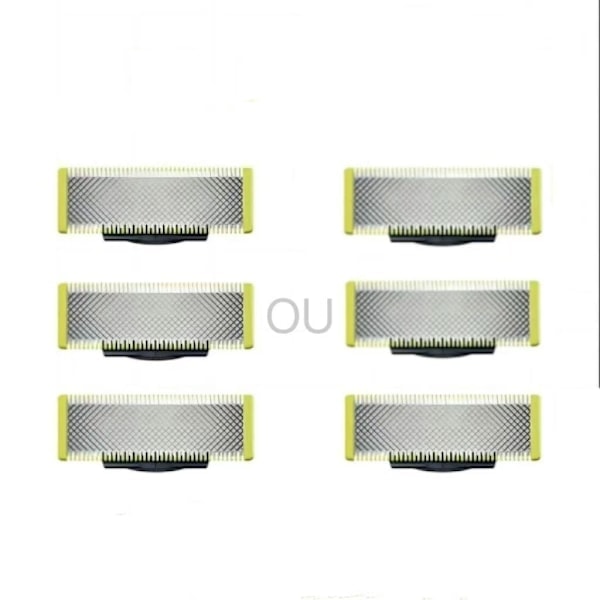 Rustfrit stål Kompatible elektriske barbermaskiner (Model QP250/50)+6 stk 6 stk