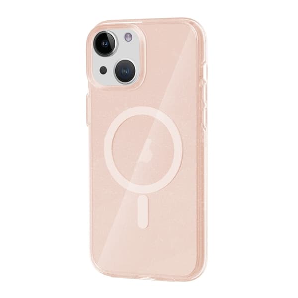 iPhone 13/14 Mobildeksel Glitter Magsafe - Gull Gull gull Guld gold