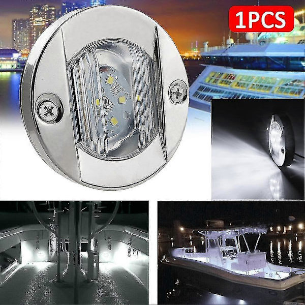 4x Marinebåt LED-lamper, 12v Vanntett Navigasjonsbåtlysstripe