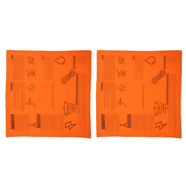 2 pcs/set Multifunctional Headscarf Scarves Protective Handkerchief for Camping