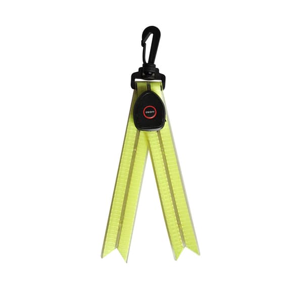 Yellow 2-pack LED flashing light for children USB rechargeable flashing