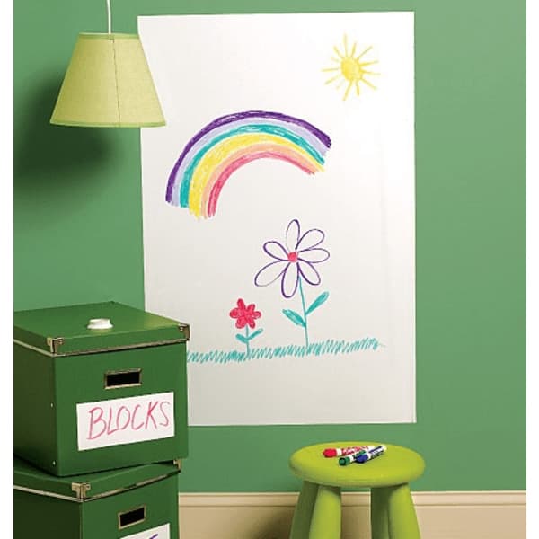 Whiteboard vinyl veggdekaler