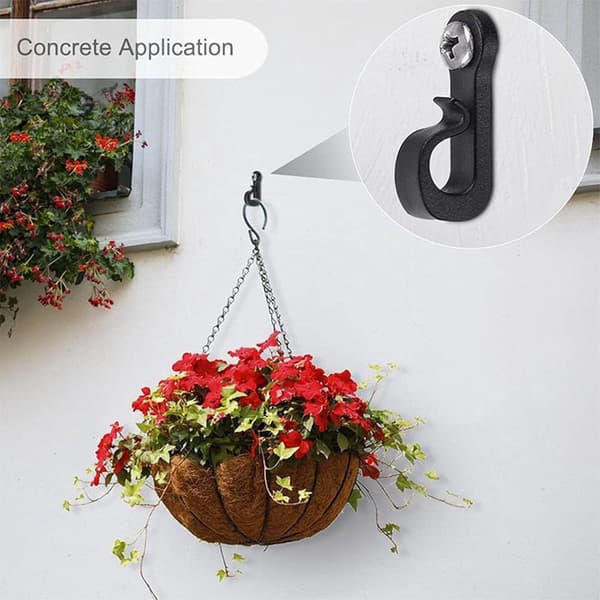 Screw Hooks for String Lights, 40 Pieces, Multifunctional Hanging Hooks with Screws