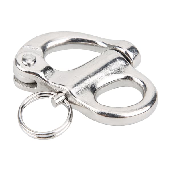 Bjergbestigning klatring sjækel 316 rustfrit stål fast quick release karabinhage 50MM
