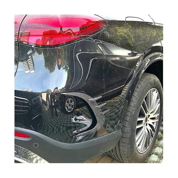Bil Bakre Stötfångare Diffusor Splitter Spoiler Body Kit For Glc Klass X254 2023+ Glc260 Glc300 (kolfiber)