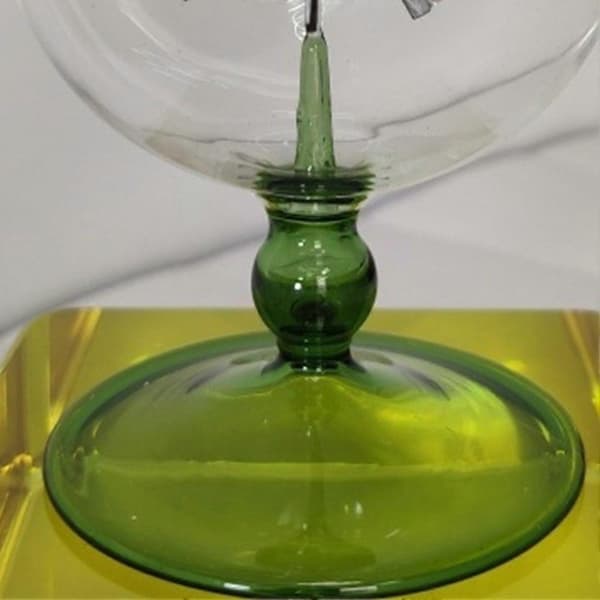 Rotating Glass Windmill with 4 Blades, Solar Powered Crookes Radiometer Light Mill/Educational Teaching S-FA-