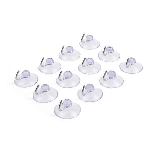 Sugproppskrok - Krok med sugpropp - hängare 30 mm Transparent_TF