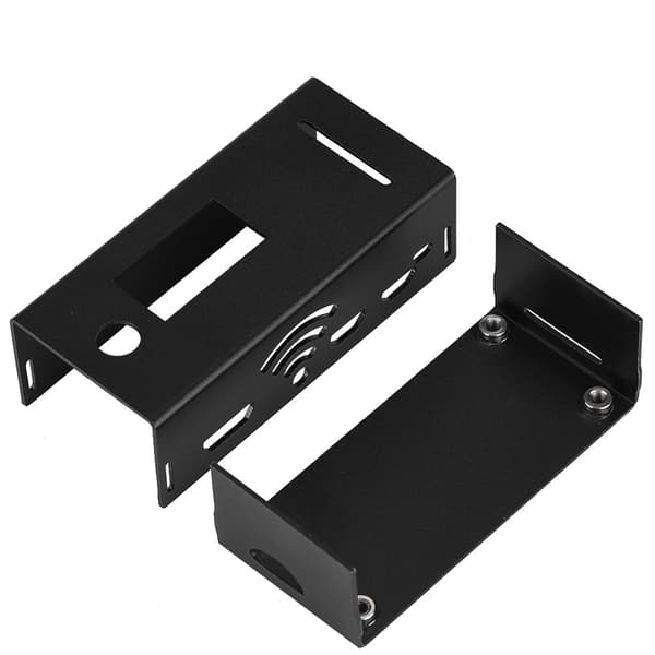Aluminiumslegering Kapslingsboks Beskyttelsesveske for Raspberry Pi ZERO Svart
