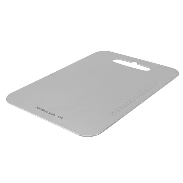 Double-Sided Cutting Board 304 Stainless Steel Easy Cleaning for Cooking Kitchen S