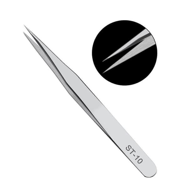 Pincet i rustfrit stål mod jod, lang lige pincet 12,5 cm-30 cm, lige albueværktøjer ST10 ST10