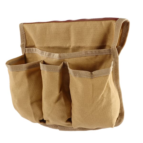 Stol Organizer Multifunktionel Opbevaringstaske Stol Sidetaske til Camping Strand Khaki