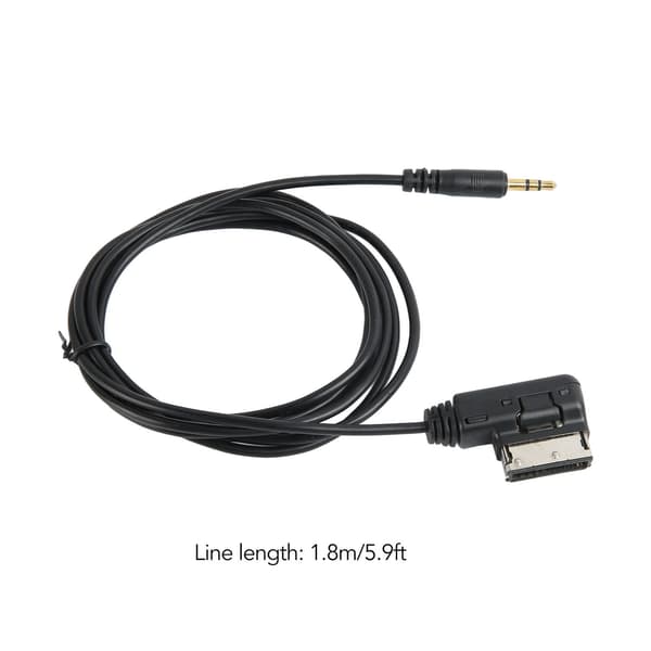 DC3.5mm til AMI MMI AUX-kabel lydkabel musikk-grensesnittadapter for A3 A4 A5 A6 A8 Q5 Q7 R8 TT