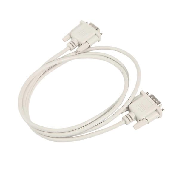 VGA DB15 Han Til RS232 DB9 Han Adapterkabel / Videografik Forlængerkabel (Hvid, 1.4M)