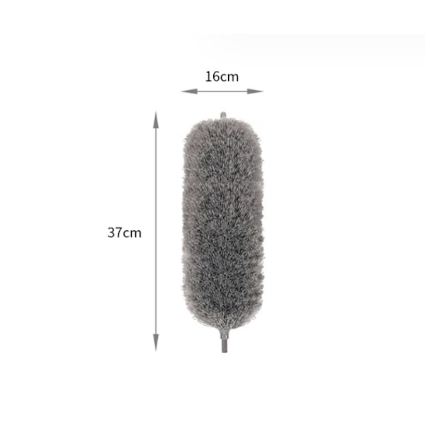 Kyllingefjeder Grå Erstatningshoved, Mikrofiber Stretch, Ridsefri