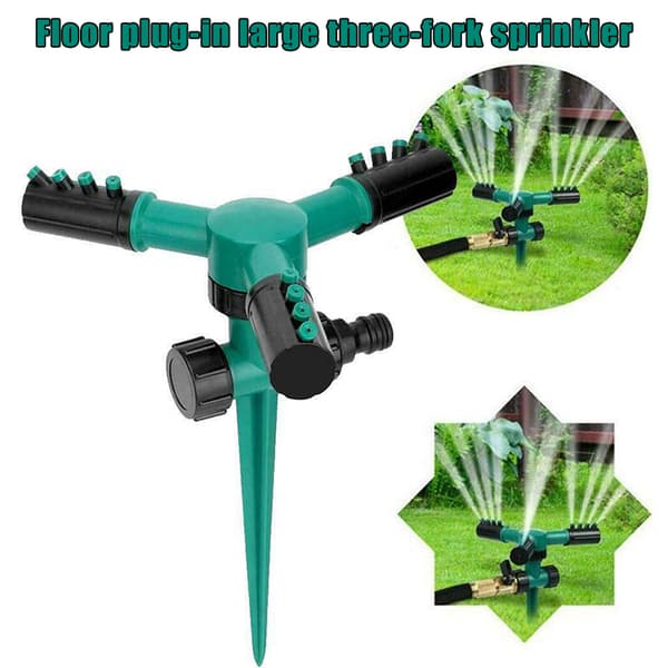Automatic Rotating Garden Lawn Water Sprinkler Sprayer Irrigation Tool