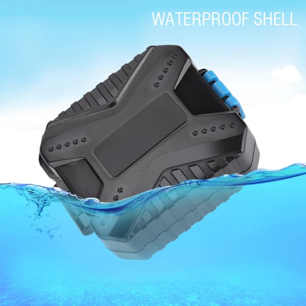 Portable Black Waterproof Memory Card Protective Case Travel Holder for SD TF Cards