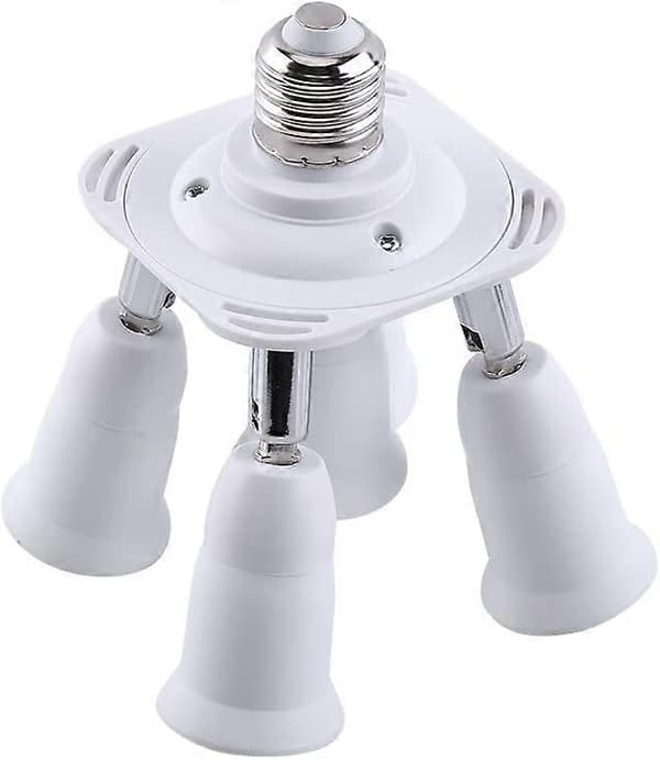 1 kpl E27-kantainen jakoadapteri, lampunpidike E27 LED-lampuille [DB]