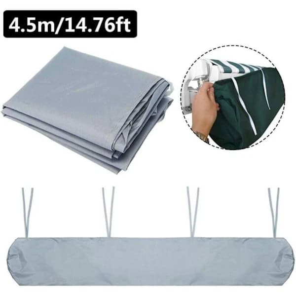 4.5m Waterproof Awning Cover, Roller Blind Cover, Sunshade and Dustproof [CO]
