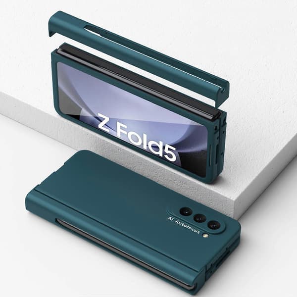 Samsung Galaxy Z Fold 5 -kuori S Pen -pidikkeellä ja S Penillä, näytönsuoja saranalla Samsung Z Fold 5:lle