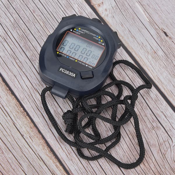 PC3830A ABS Sport Løb Stopur Elektronisk Atletik Nedtælling Stopur 0.01