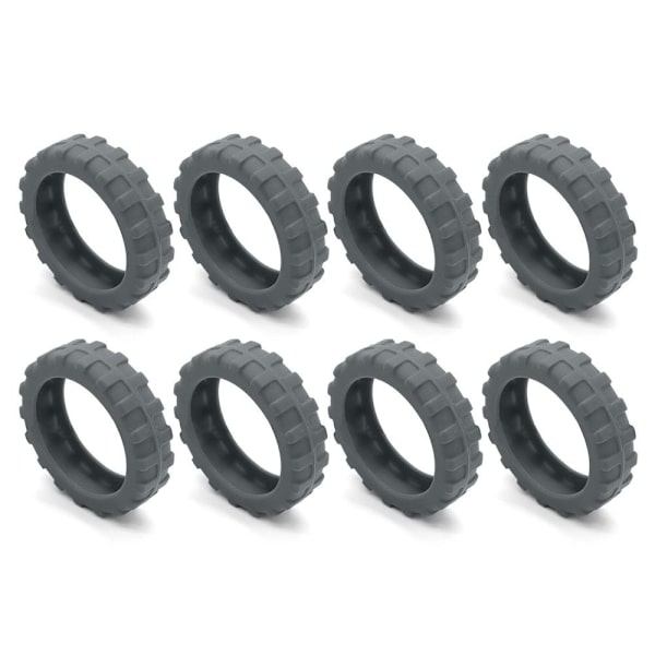 8 kpl/setti Matkatavarapyörän pyörät Kengät Matkalaukun pyöränsuojukset Harmaa Gray 8Pcs-8Pcs