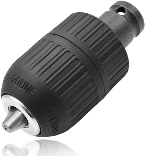 13 mm nyckellös borrchuck med 1/2-20UNF snabbfäste [JUN]
