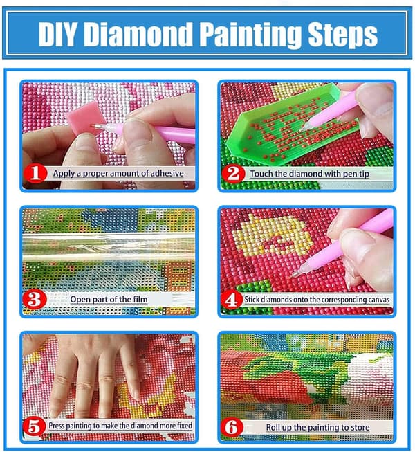 30*40cm Høst Diamantmaling Full, Nisser Diamantmaling Full